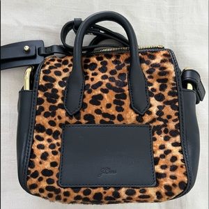J crew leopard print small purse